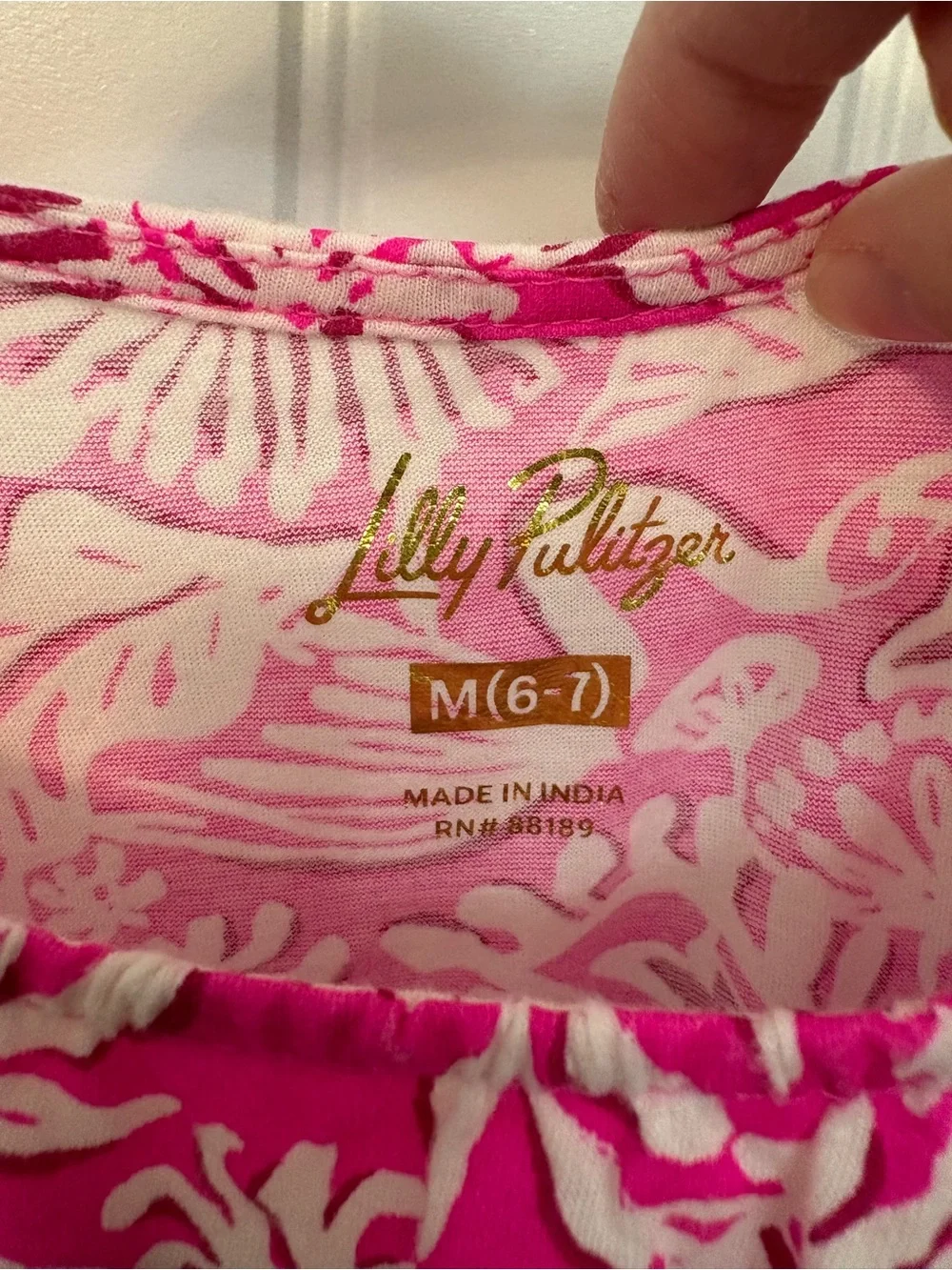 Lilly Pulitzer Dress- Girls size 6-7